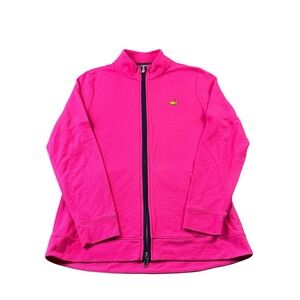 Magnolia Lane Augusta National Masters Pink Cotton Full Zip Jacket Size Medium